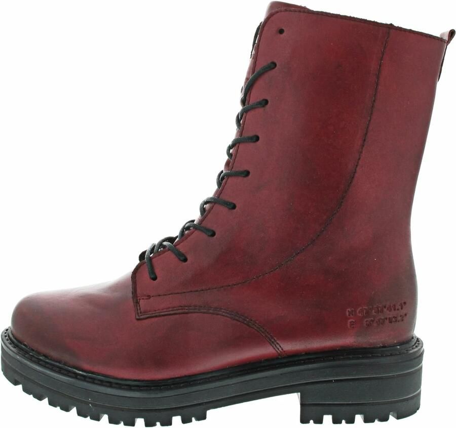 Remonte Veterlaarsjes blokhak veterschoenen chunky boots met contrast-raamstiksels