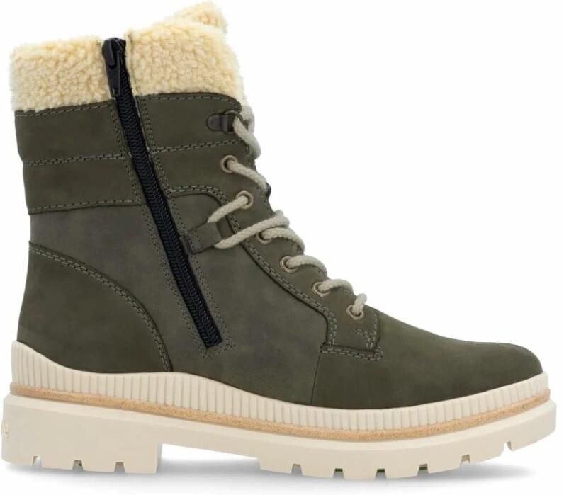 Remonte D0 54 Dames Veterboots Groen - Foto 2