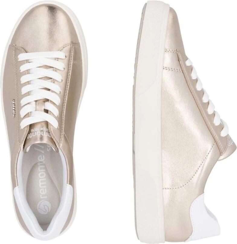 Remonte Plateausneakers veterschoen vrijetijdsschoen lage schoen met contrastafwerking - Foto 2