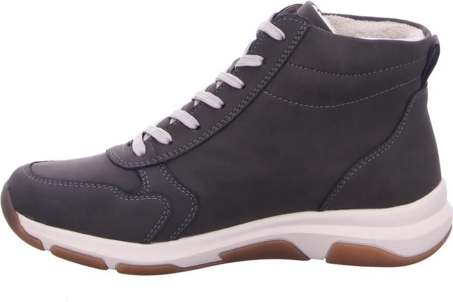 Remonte Sneakers met sleehak high-top sneaker veterschoen vrijetijdsschoen met buitenrits