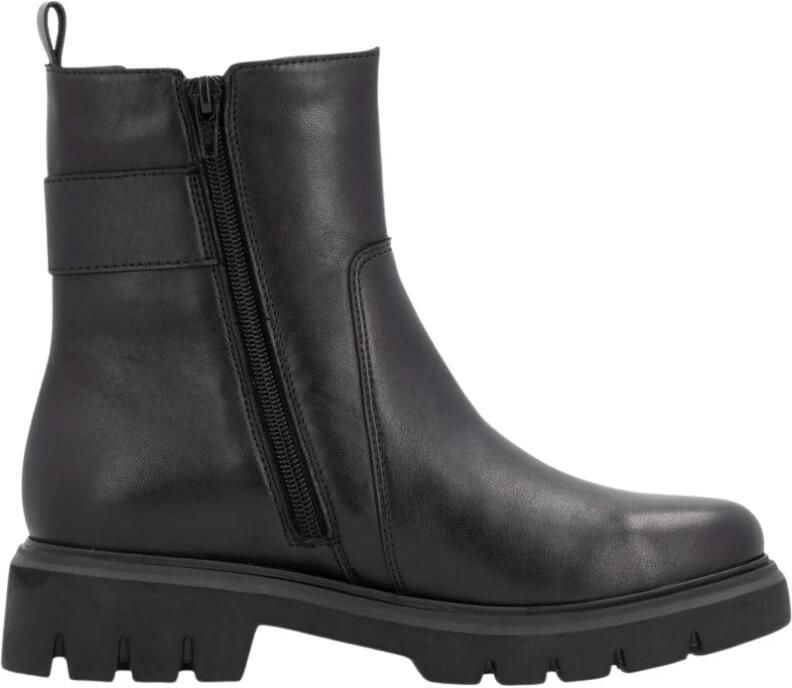 Remonte Chelsea-boots blokhak businessmode enkellaars met mooie decoratieve gesp