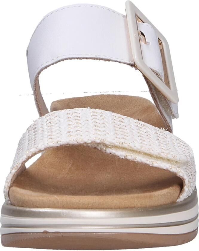 Remonte D1J53-81 Sandalen Wit Leer Dames Wit Goud - Foto 17