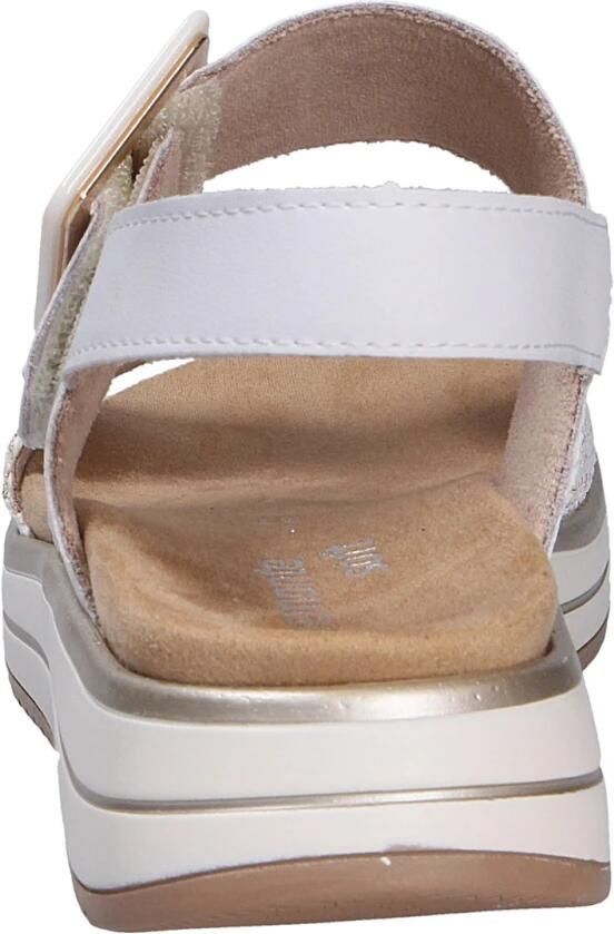 Remonte D1J53-81 Sandalen Wit Leer Dames Wit Goud - Foto 18