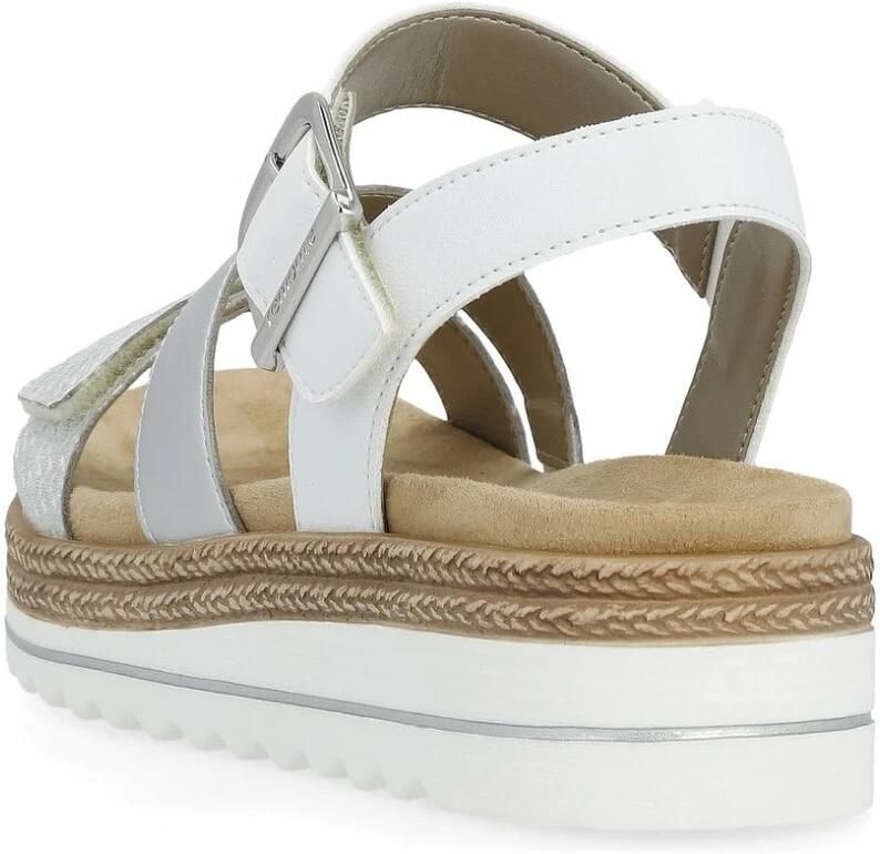 Remonte Sleehaksandaaltjes sleehak zomerschoenen sandalen in vegan verwerking
