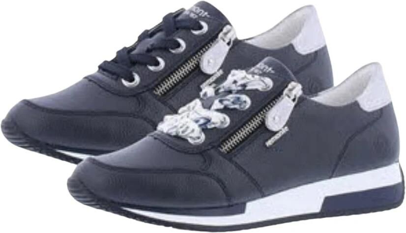 Remonte Sneakers met sleehak vrijetijdsschoen lage schoen veterschoen in smalle vorm