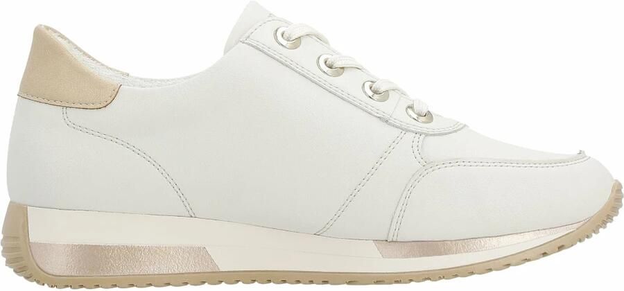 Remonte Sneakers met sleehak vrijetijdsschoen lage schoen veterschoen in smalle vorm - Foto 2