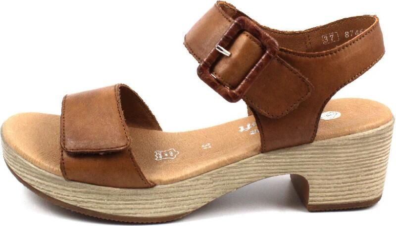 Remonte Sandaaltjes ELLE-Collection blokhak zomerschoen sandaal met klittenbandsluitingen - Foto 4