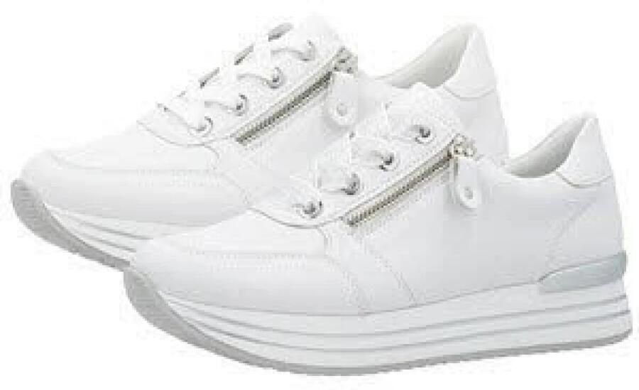 Remonte Plateausneakers vrijetijdsschoen halfschoen veterschoen met gepolsterde schacht
