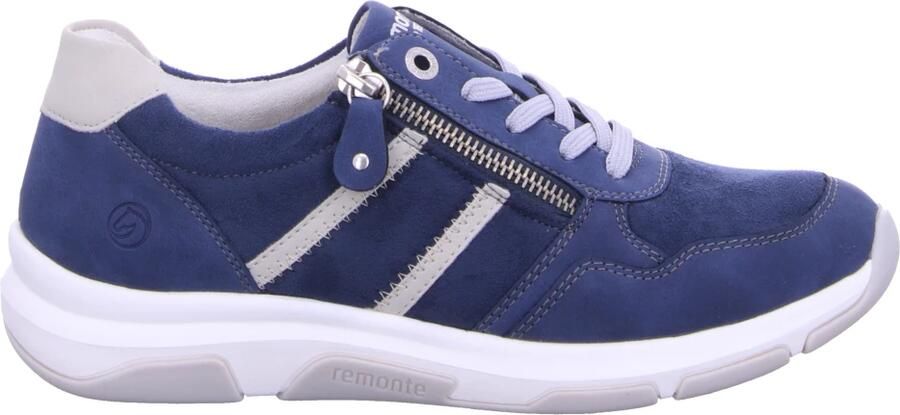 Remonte Sneakers met sleehak vrijetijdsschoen lage schoen veterschoen in vegan uitvoering - Foto 3