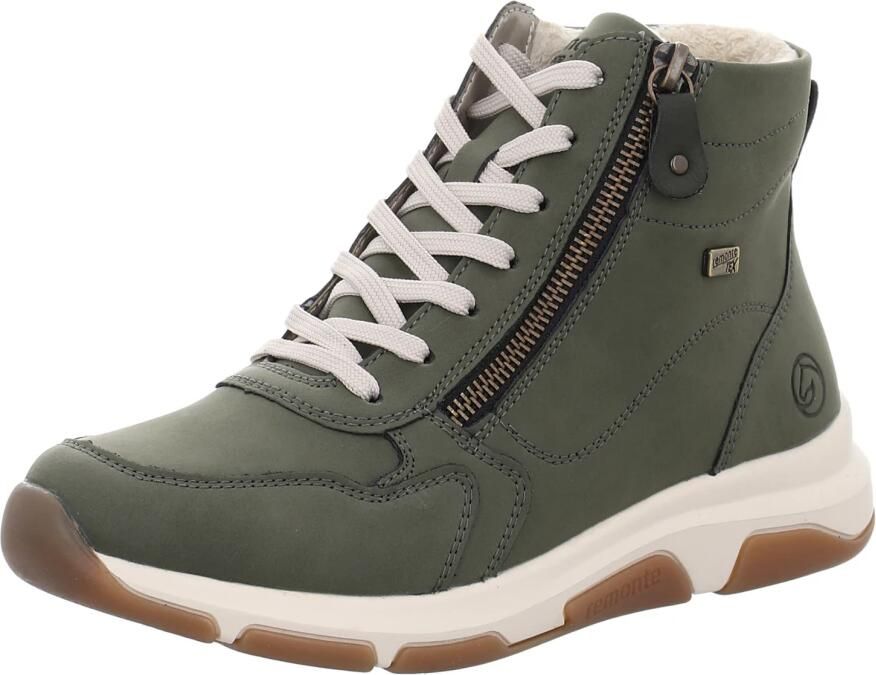 Remonte Sneakers met sleehak high-top sneaker veterschoen vrijetijdsschoen met buitenrits - Foto 6