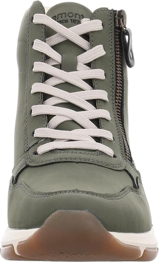 Remonte Sneakers met sleehak high-top sneaker veterschoen vrijetijdsschoen met buitenrits - Foto 3