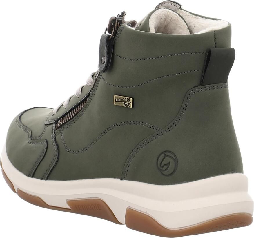Remonte Sneakers met sleehak high-top sneaker veterschoen vrijetijdsschoen met buitenrits - Foto 2