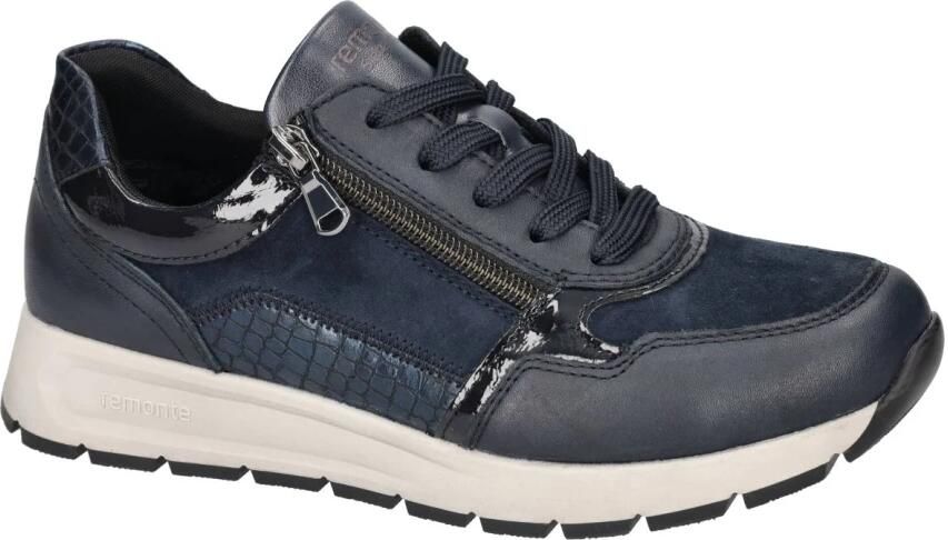 Remonte Sneakers Dames Blauw - Foto 2