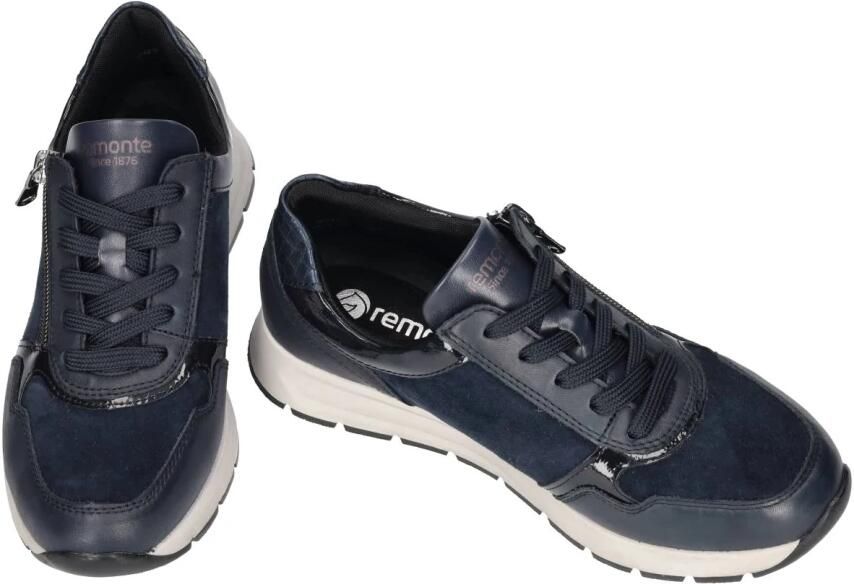 Remonte Sneakers Dames Blauw - Foto 3
