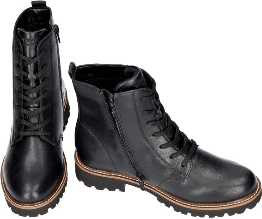 Remonte Veterschoenen blokhak veterschoen enkellaars in used look