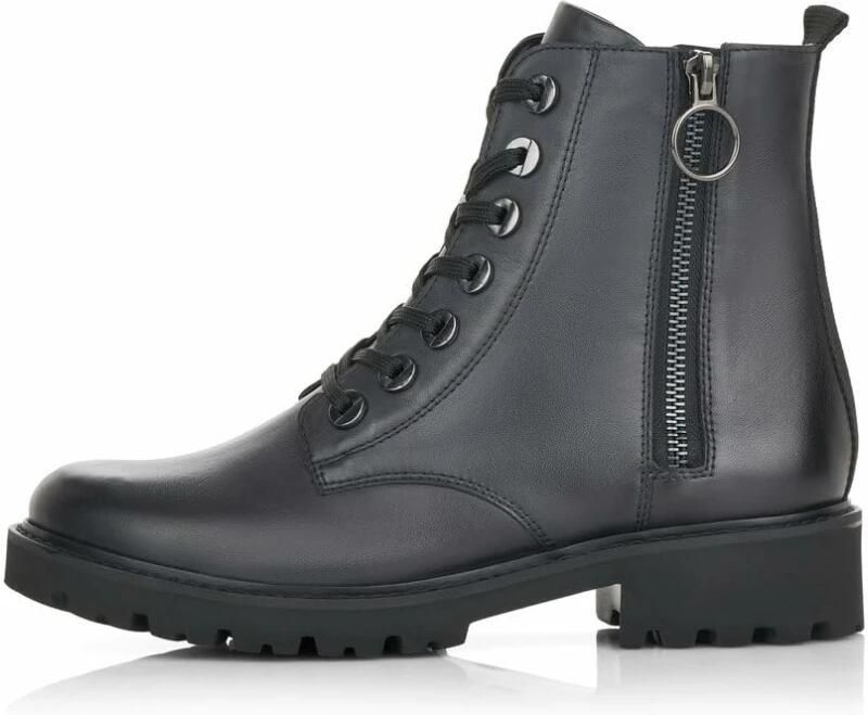 Remonte Veterlaarsjes blokhak laarsjes veterschoenen flats in used look - Foto 6