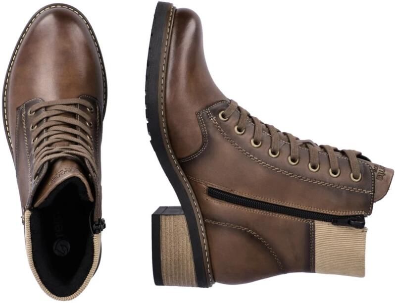 Remonte Stoere Bruine Veterboot voor Dames Brown Dames