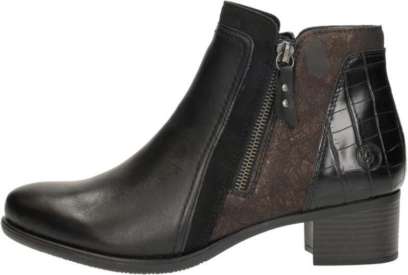 Remonte Enkellaarsjes Hak Enkellaarsjes Hak zwart - Foto 3