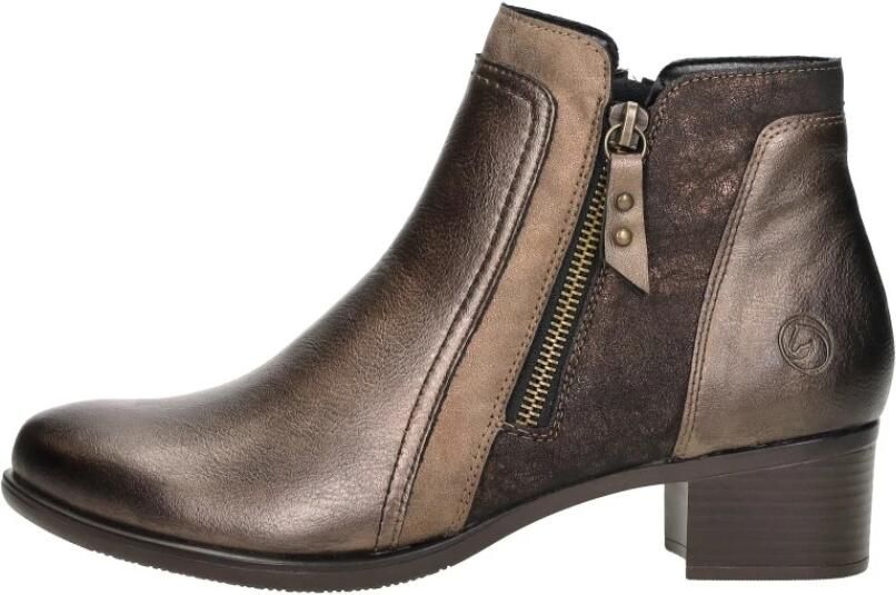 Remonte R5172-90 Enkellaarzen Brons Combi Leer Dames - Foto 4