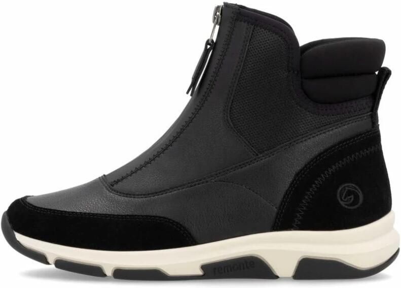 Remonte Winterlaarzen sleehak winterenkellaarsjes high top sneaker met schapenwol voering