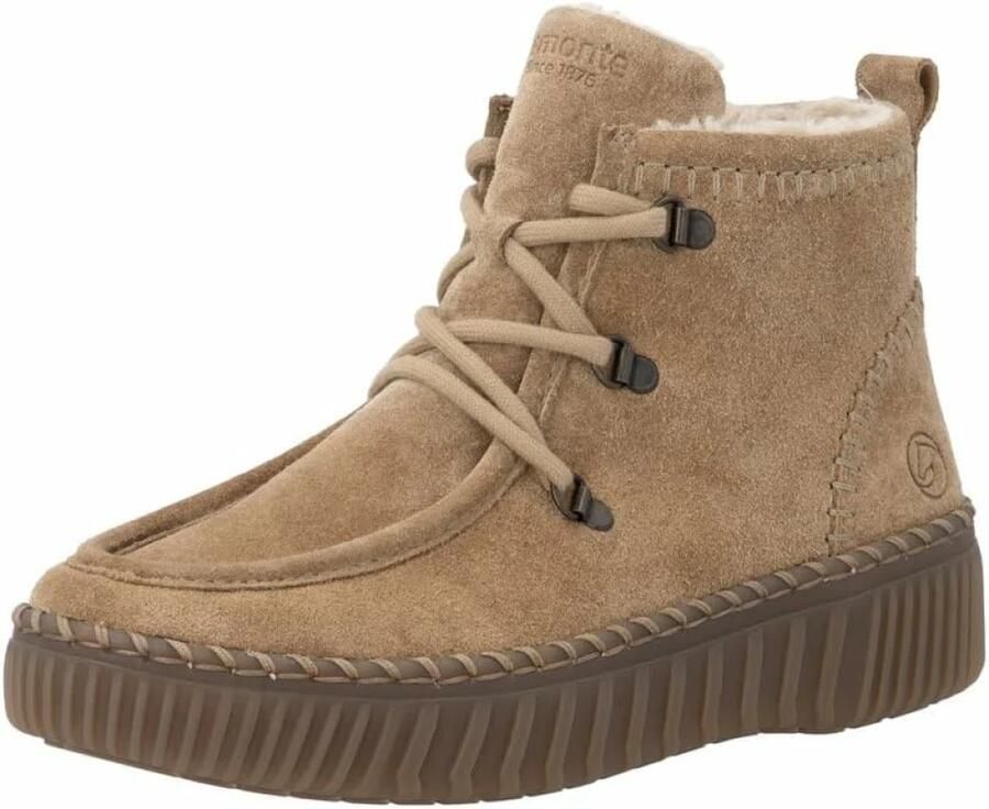 Remonte D4A72-20 Veterboots Beige Suede Dames Beige - Foto 4