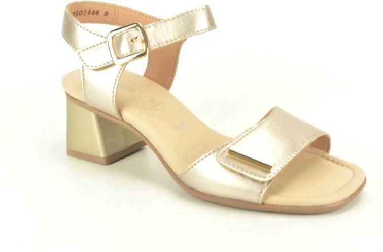 Remonte Goud effen Sand Velcro DH 5cm