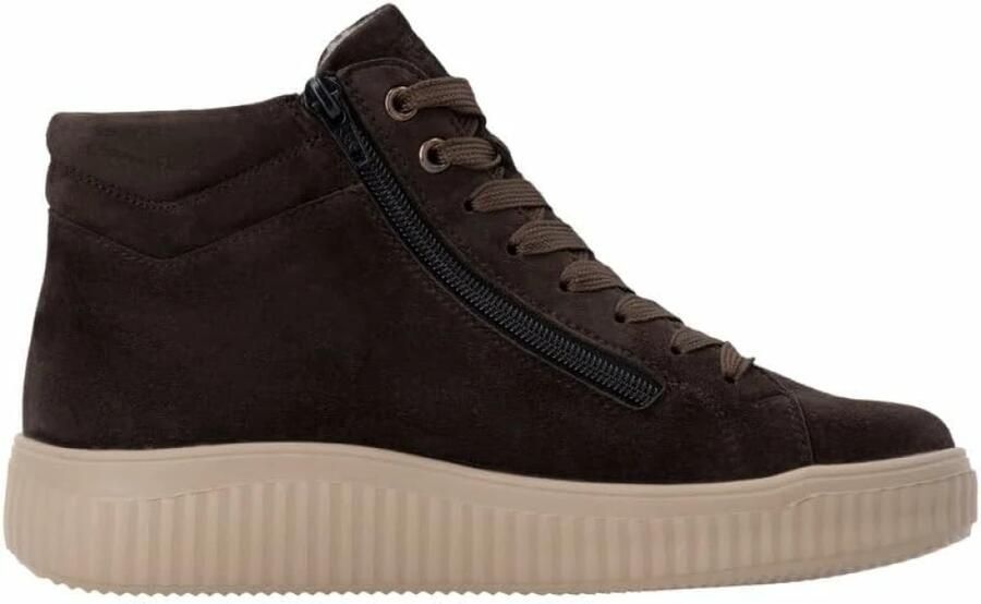 REMONTE Sneakers hoog beige donkerbruin