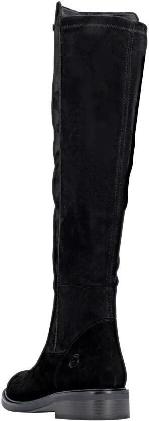 Remonte Lange laarzen plat goatsuede schwarz lange stretchl - Foto 3