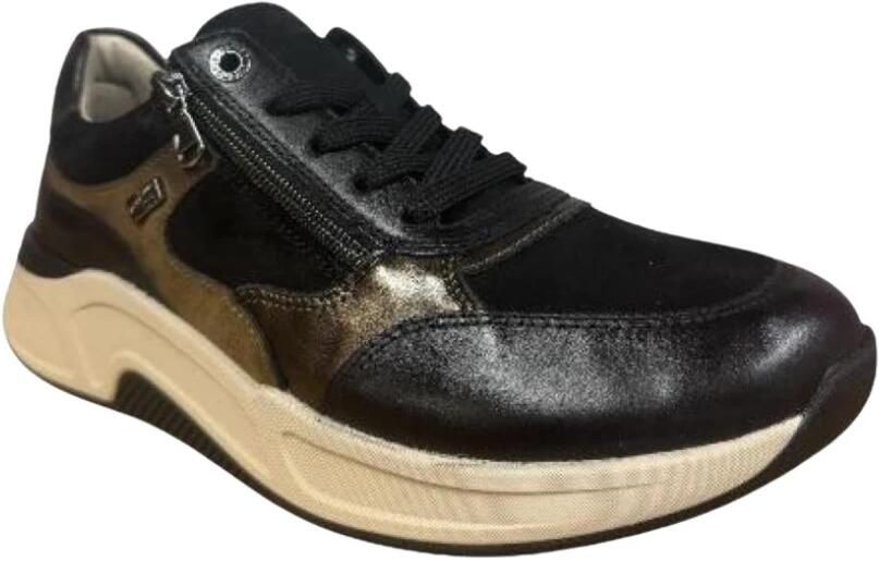 Remonte Dames Sneaker D3V00-03 Zwart Combi Wijdte H - Foto 3