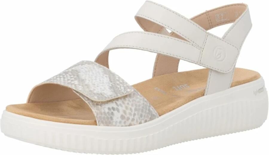 Remonte Dames Sandaal D3L51-60 Lichtbeige Combi Wijdte H - Foto 7