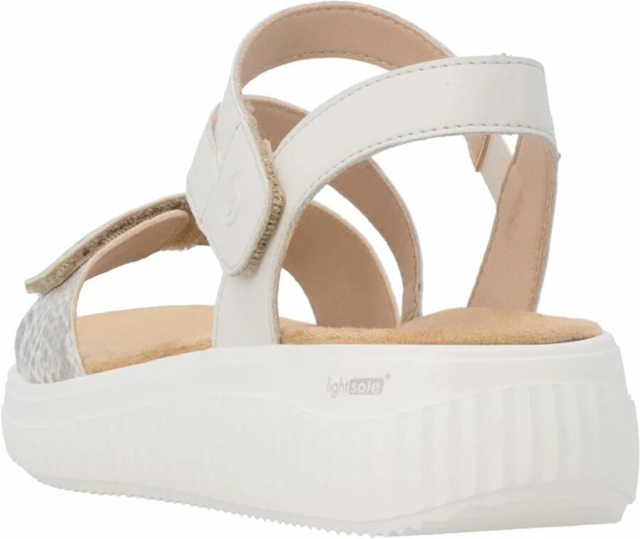 Remonte Dames Sandaal D3L51-60 Lichtbeige Combi Wijdte H - Foto 4