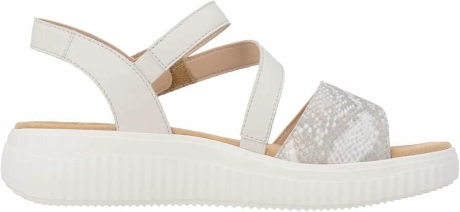 Remonte Dames Sandaal D3L51-60 Lichtbeige Combi Wijdte H