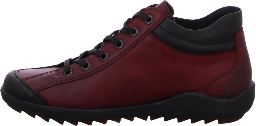 Remonte Veterschoenen flats comfortschoenen laarzen met zijrits - Foto 4