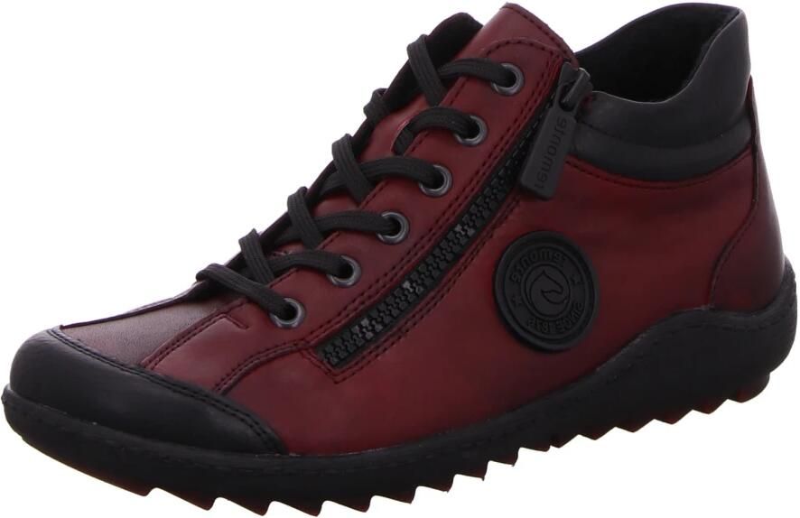 Remonte Veterschoenen flats comfortschoenen laarzen met zijrits - Foto 5