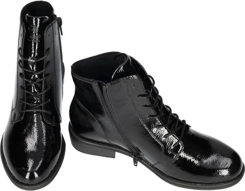 Remonte Veterlaarsjes blokhak business schoen laarzen met logo-embossing aan de hiel - Foto 3