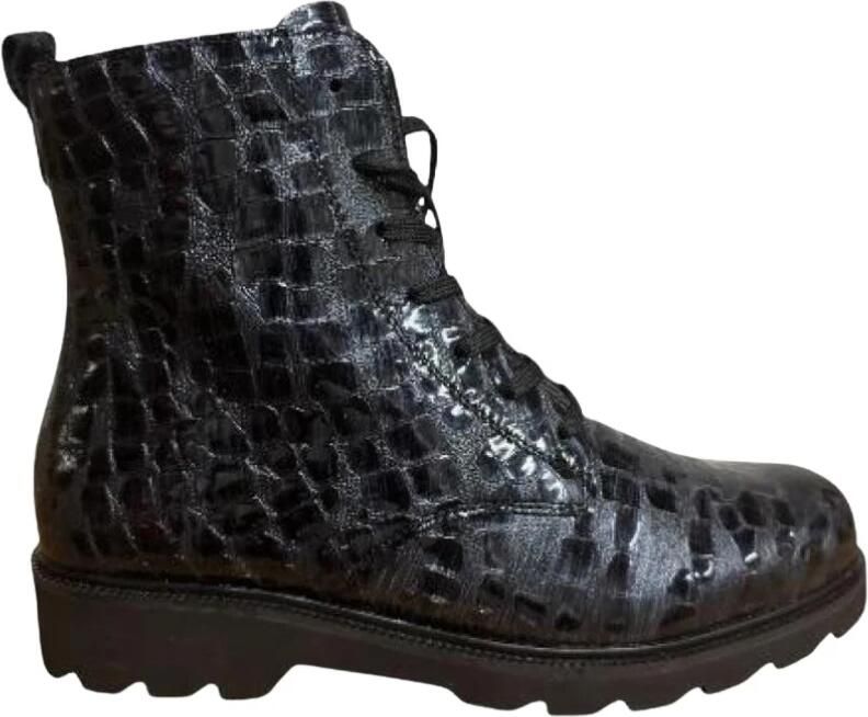 Remonte Veterschoenen Hoog Veterschoenen Hoog blauw lak