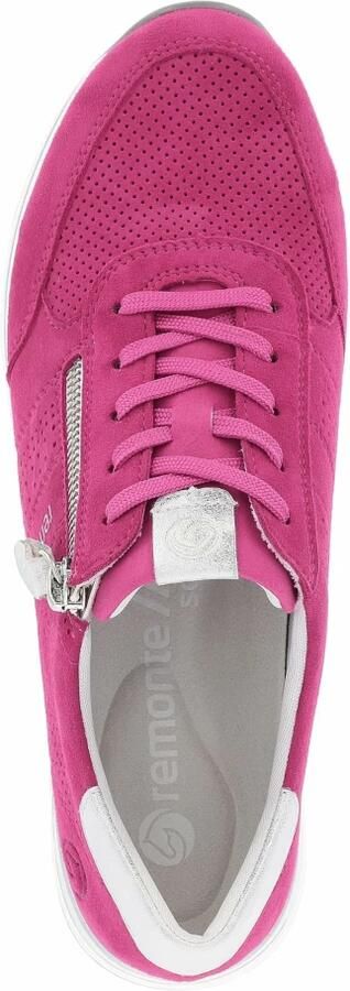 Remonte Sneakers met sleehak met praktische verwisselbare binnenzool vrijetijdsschoen halfschoen veterschoen - Foto 2