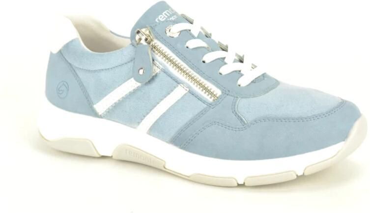 Remonte L.Blauw nubuc Runner N.+Tiret