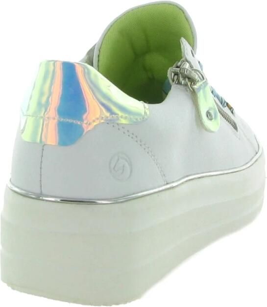 Remonte Plateausneakers vrijetijdsschoen lage schoen veterschoen met zijrits - Foto 4