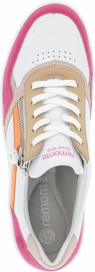 Remonte Plateausneakers vrijetijdsschoen lage schoen veterschoen in smalle vorm - Foto 2