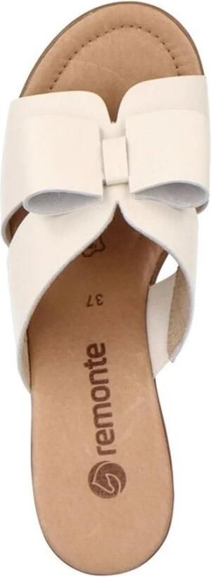 Damesklompen Elegante Beige Leer - Foto 4