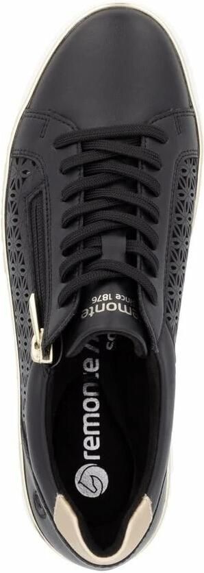 Remonte Plateausneakers vrijetijdsschoen veterschoen lage schoen met perforatie - Foto 6