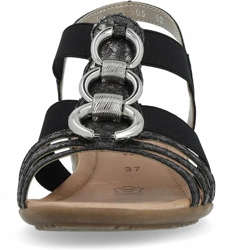 Remonte Sandalen sleehak zomerschoen sandaal met elastische banden - Foto 3