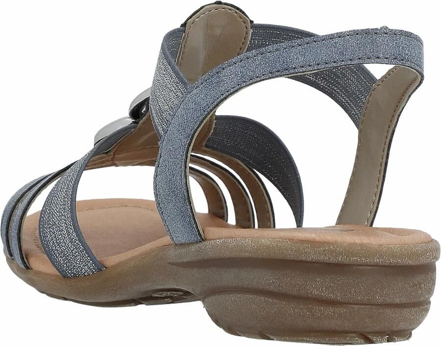 Remonte Sandalen sleehak zomerschoen sandaal met elastische banden - Foto 3