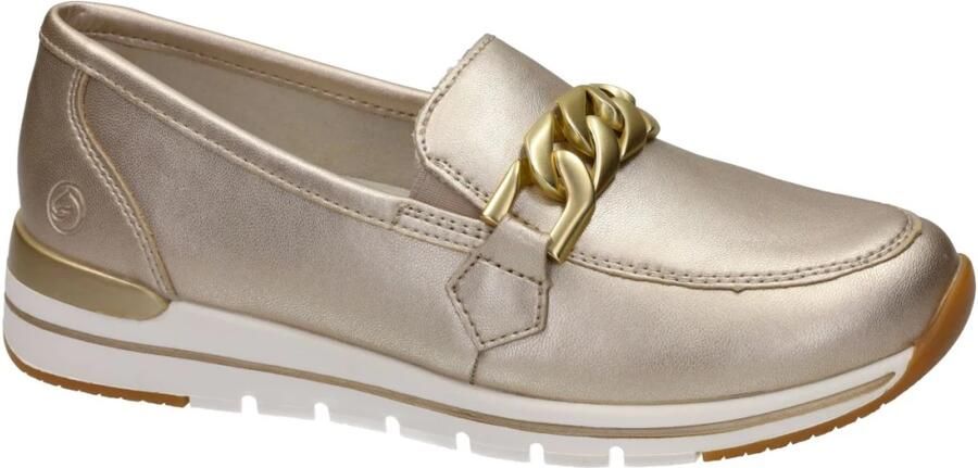 Remonte -Dames goud ballerina's & mocassins