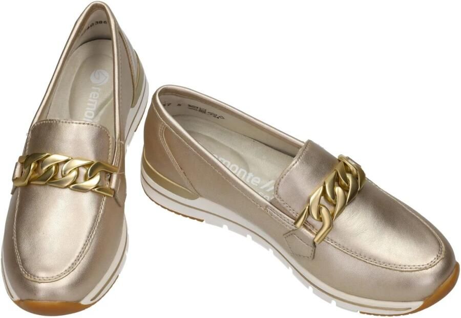 Remonte -Dames goud ballerina's & mocassins - Foto 2