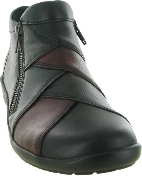 Remonte Dames Enkellaars R7674-02 Zwart Bordeaux Wijdte H - Foto 3