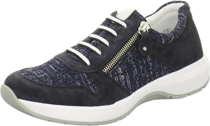 Remonte Navy Sneakers met Zilveren Accenten Blue Dames - Foto 3