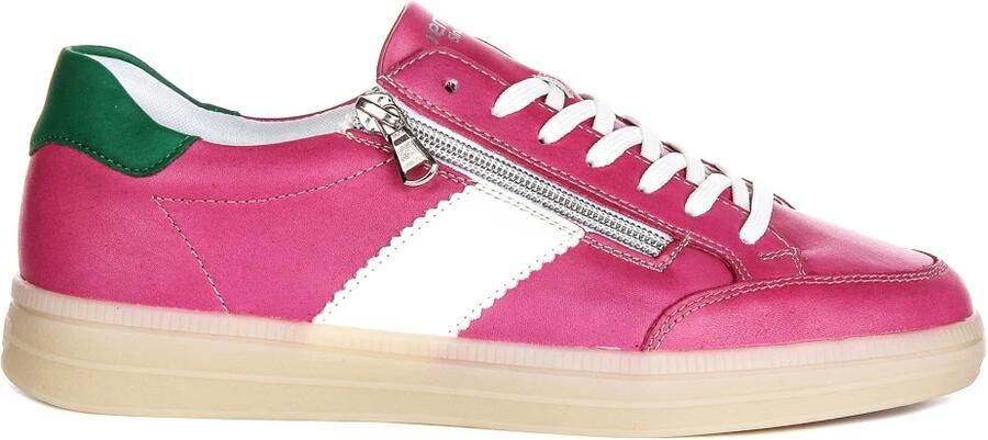 Remonte Plateausneakers Elisabeth Hurley-Collection vrijetijdsschoen lage schoen veterschoen met extra rits - Foto 5