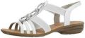 Remonte Sandalen sleehak zomerschoen sandaal met elastische banden - Wit